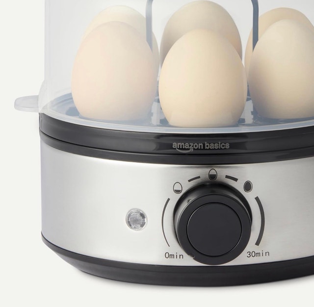 Brand New Basics 7-Egg Hard Boiled Egg Cooker Steamer - photo 4