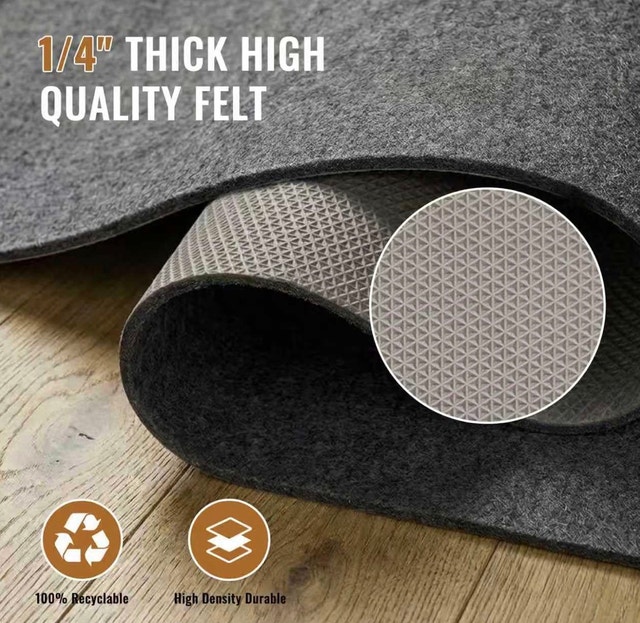 Brand New Comfypad Thick Felt Non-Slip Rug Pad 6x9 Ft - photo 2