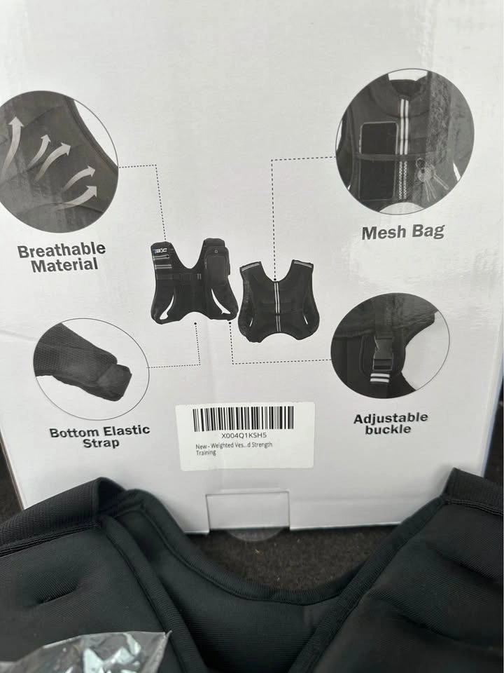 Weighted Vest 6 lbs - Workout Running Strength Training, New - photo 3