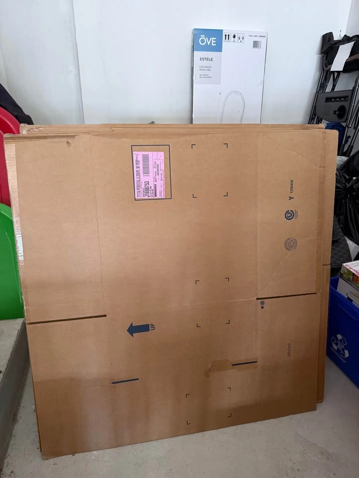 New Heavy Duty Single Wall Cardboard Shipping Box (23x15x15) - 6