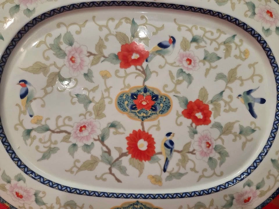 Royal Tradition Ming Dynasty Oval Serving Platter, 14.5" - photo 2