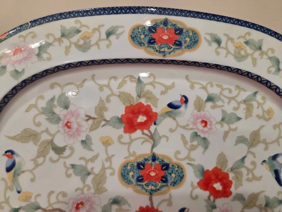 Royal Tradition Ming Dynasty Oval Serving Platter, 14.5" - photo 3