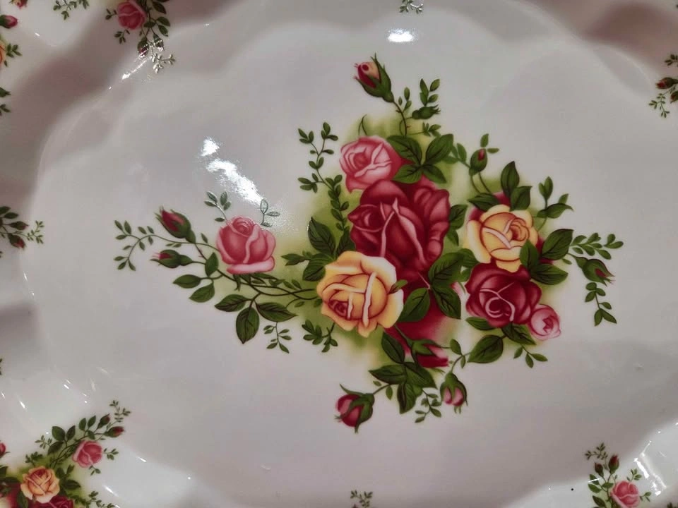 Royal Albert Old Country Roses Golden Pearl Oval Platter - photo 2