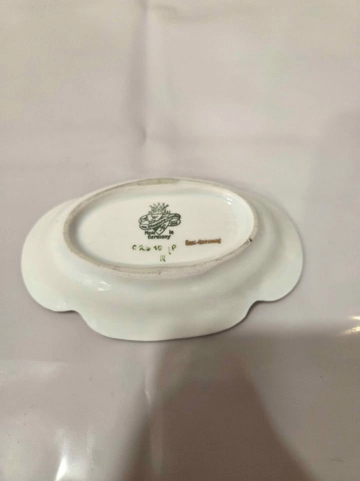 JLMENAU Graf Von Henneberg Floral Trinket Dish - East Germany - photo 5