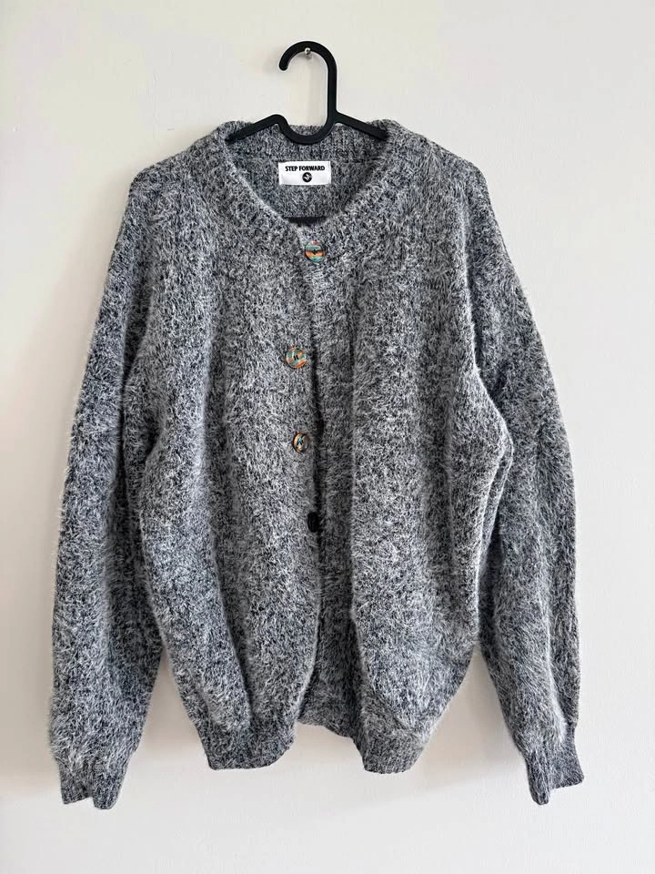 Step Forward Fuzzy Cardigan (size M)