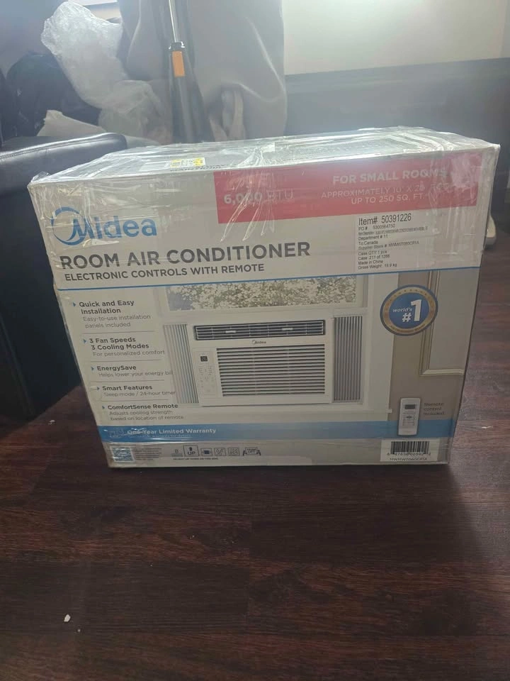 Midea 6,000 BTU Window Air Conditioner MWMWT060CR1A - photo 4