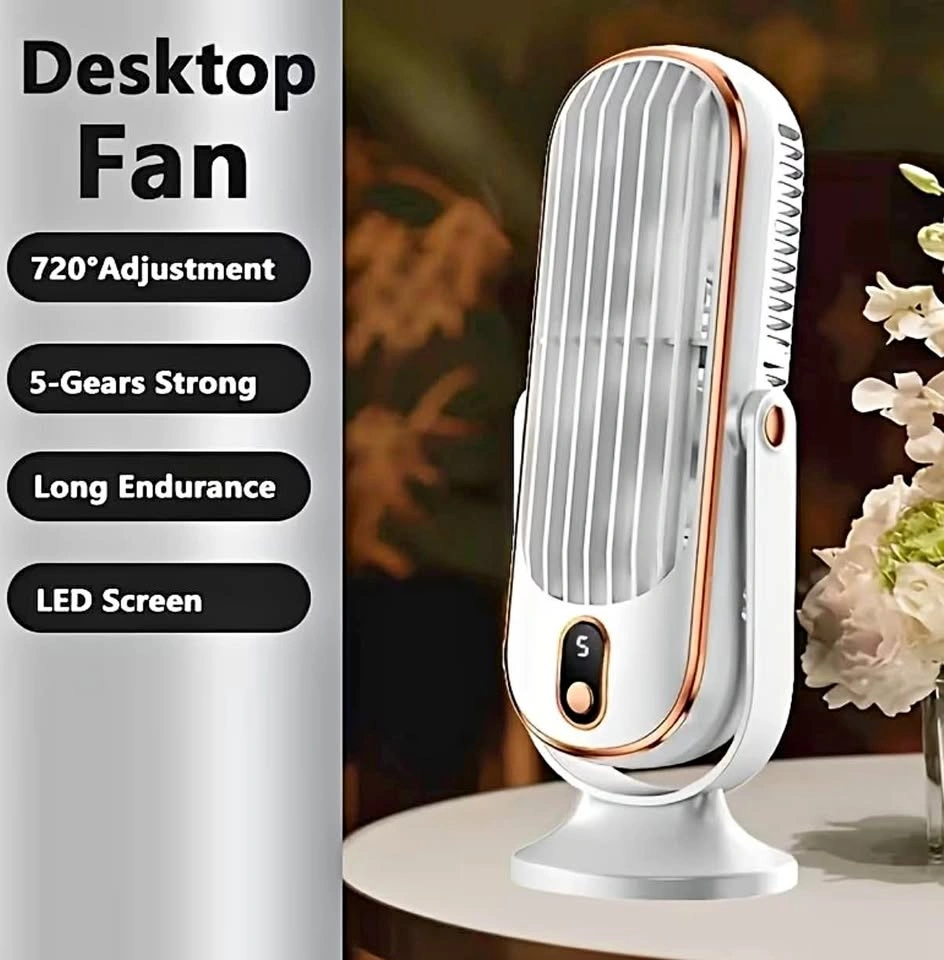 Portable USB Desktop Fan (White color)