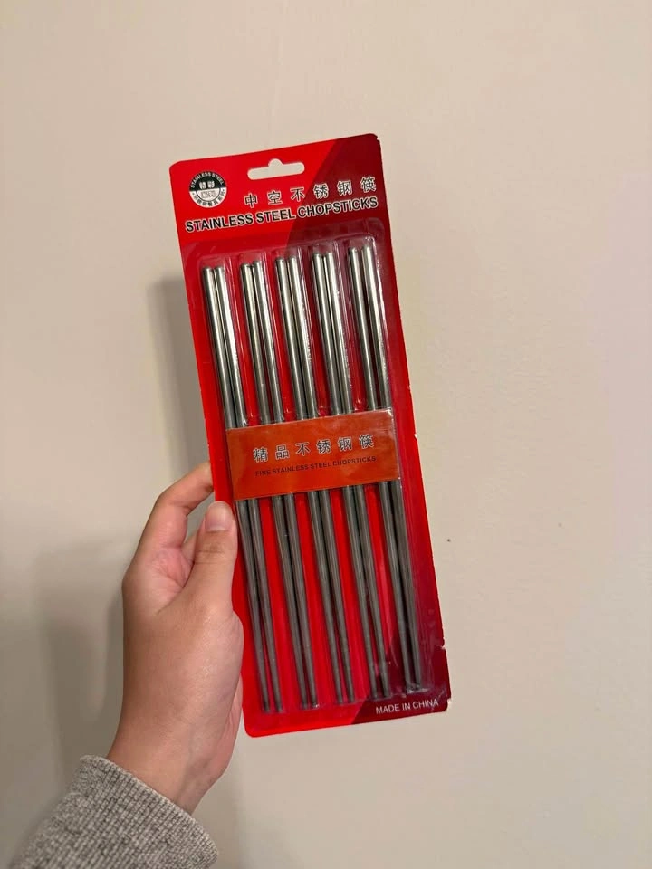 Stainless Steel Chopsticks (5 pairs)