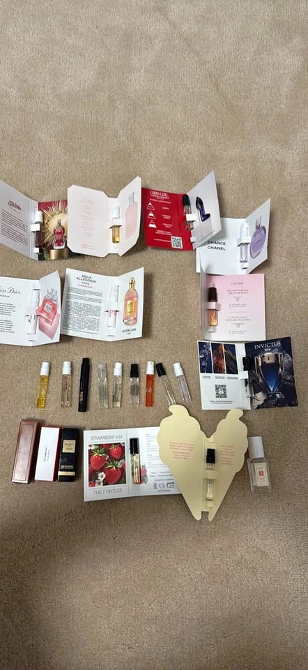 Designer Perfume Sample Lot - Chanel, Dior, Jo Malone, more