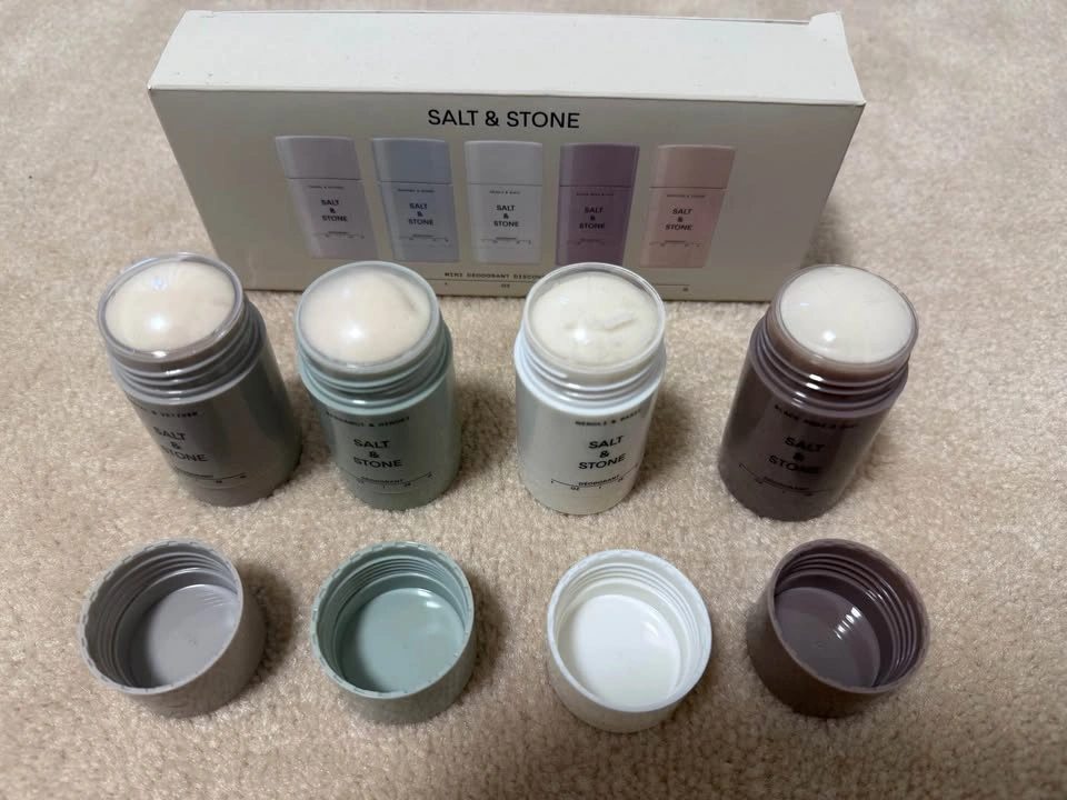 Salt & Stone Mini Deodorant Discovery Set (without Saffron & Ced - photo 2