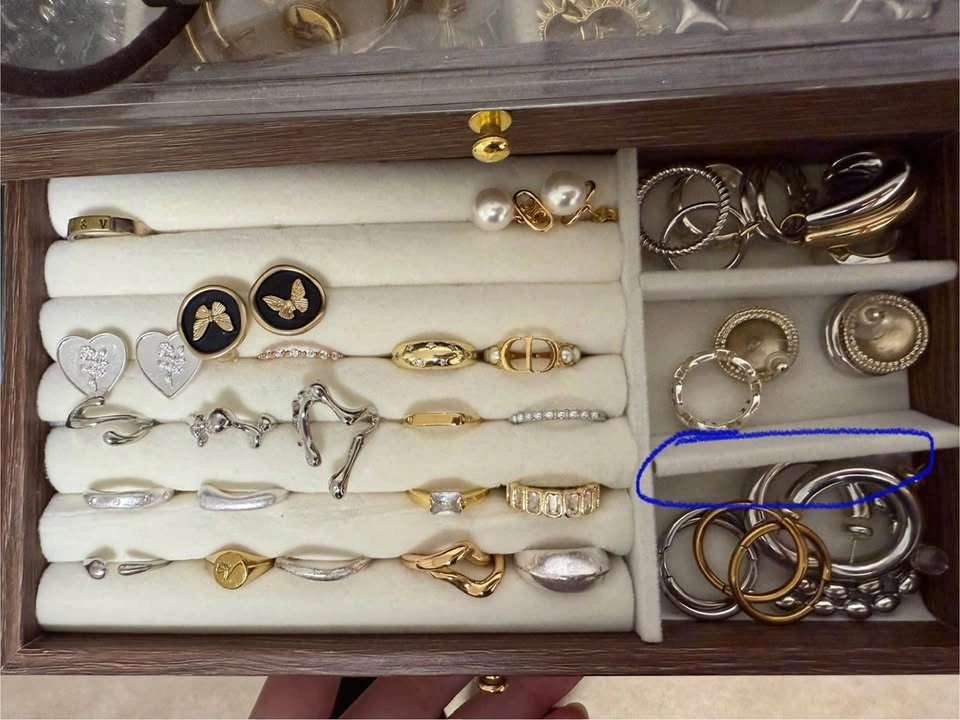 3-Tier Jewelry Storage Box with Multi-Drawer - photo 4