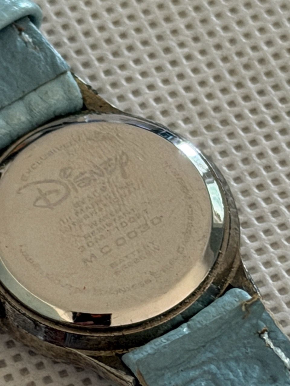 Disney Tinker Bell Watch Light Blue Strap( new band and battery) - photo 2