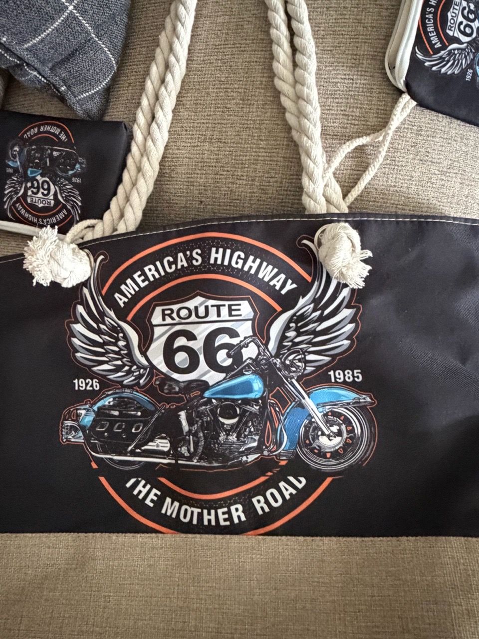 Route 66 Tote Bag with 2 Wallets Set - photo 2