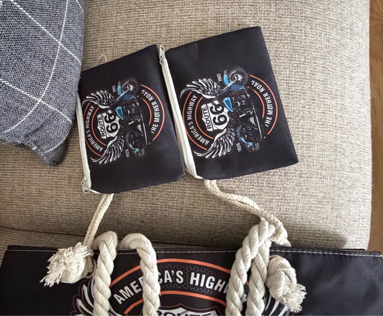 Route 66 Tote Bag with 2 Wallets Set - photo 3