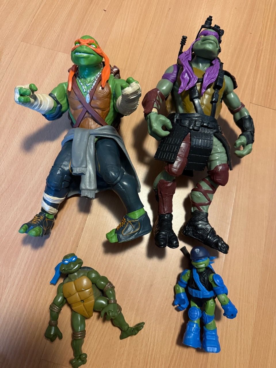 TMNT Action Figures Lot of 4
