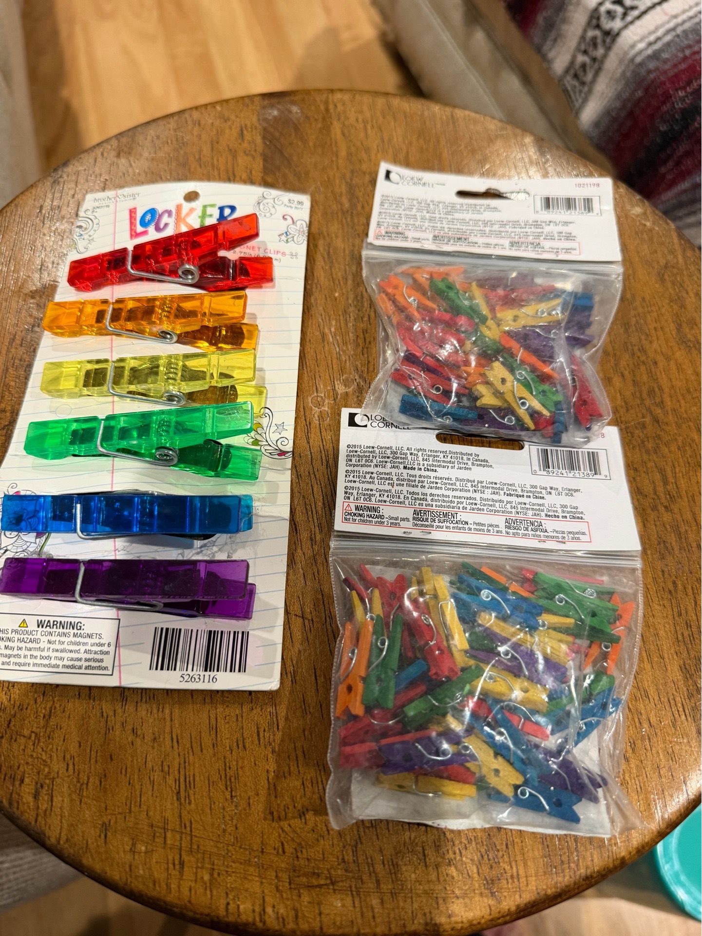 Magnet Clips and 50-Pack Tiny Spring Clothespins - photo 2