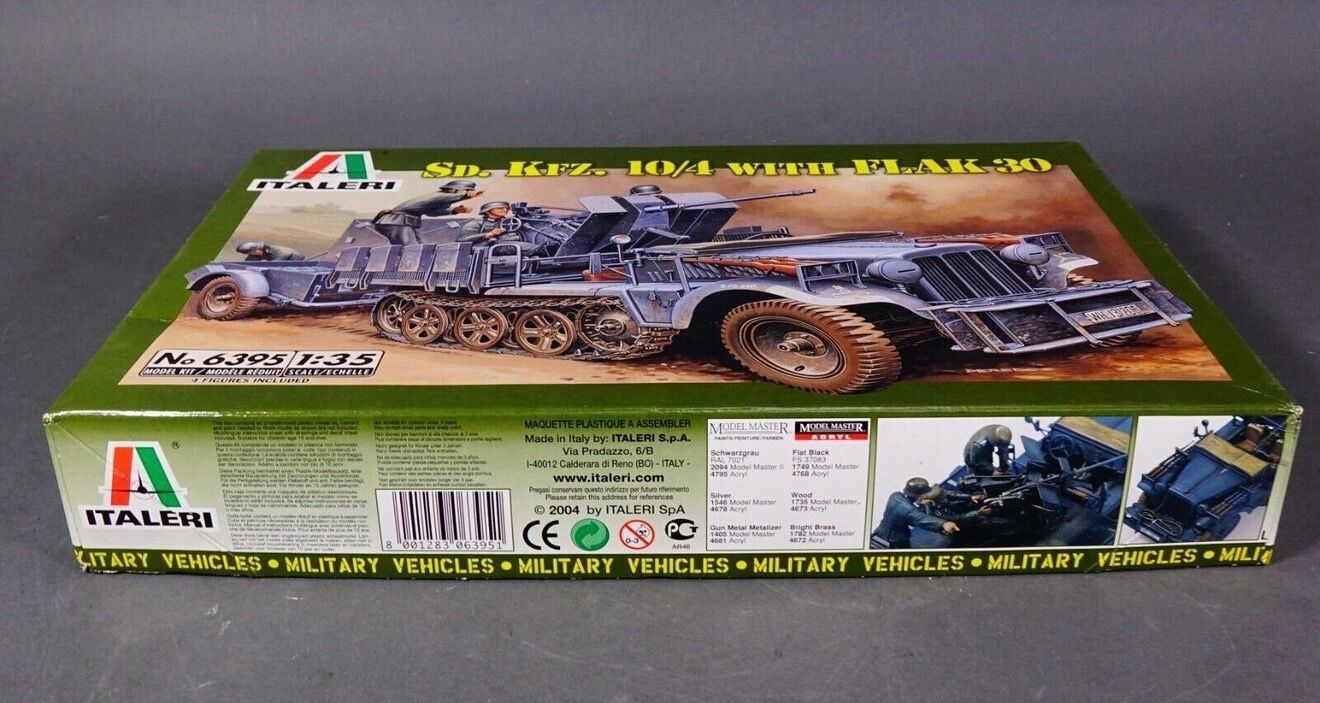 Italeri sd kfz 10/4 Flak 30 German halftrack 1/35 model kit - photo 2