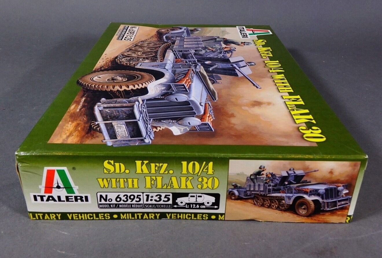 Italeri sd kfz 10/4 Flak 30 German halftrack 1/35 model kit - photo 3