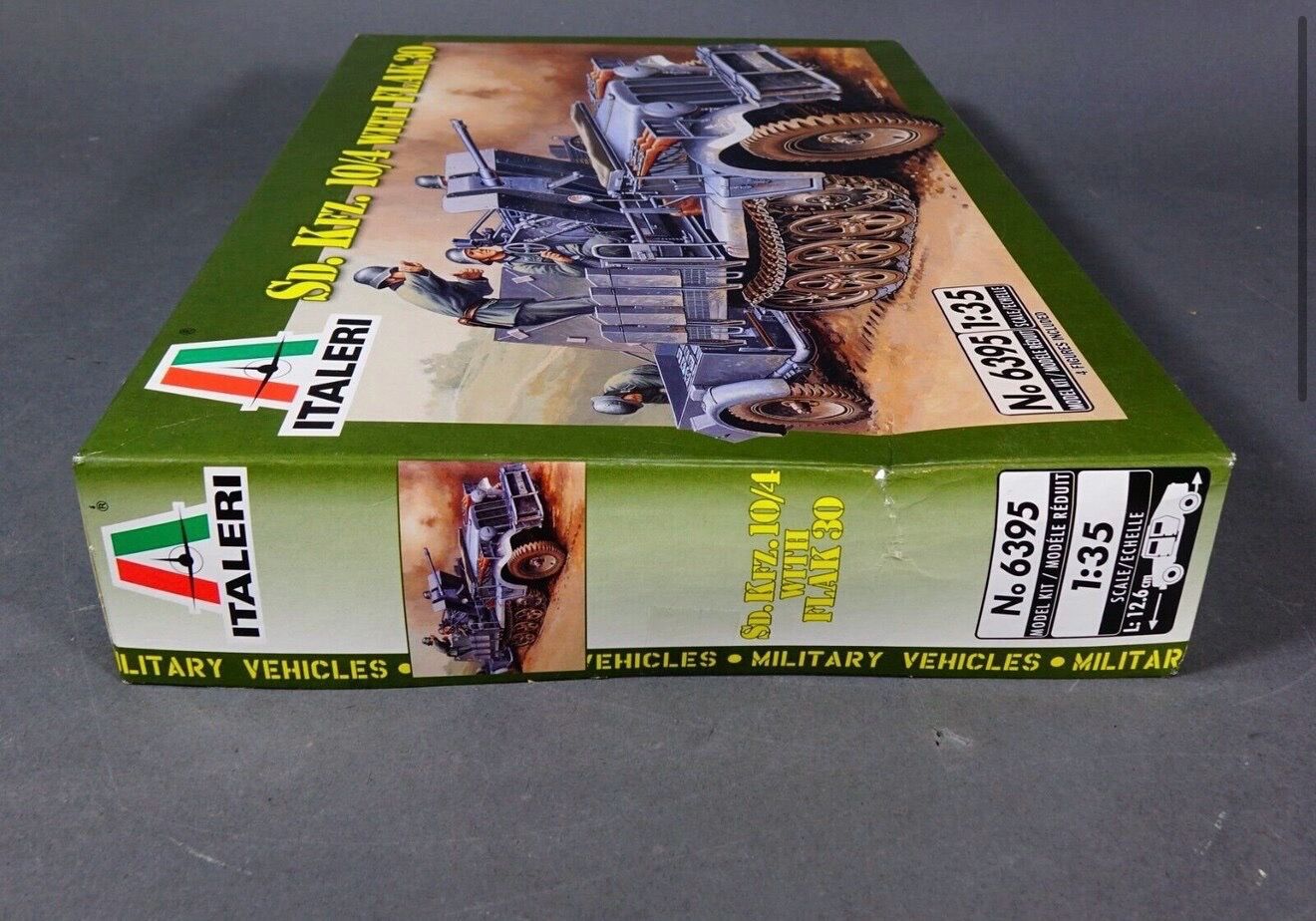 Italeri sd kfz 10/4 Flak 30 German halftrack 1/35 model kit - photo 5