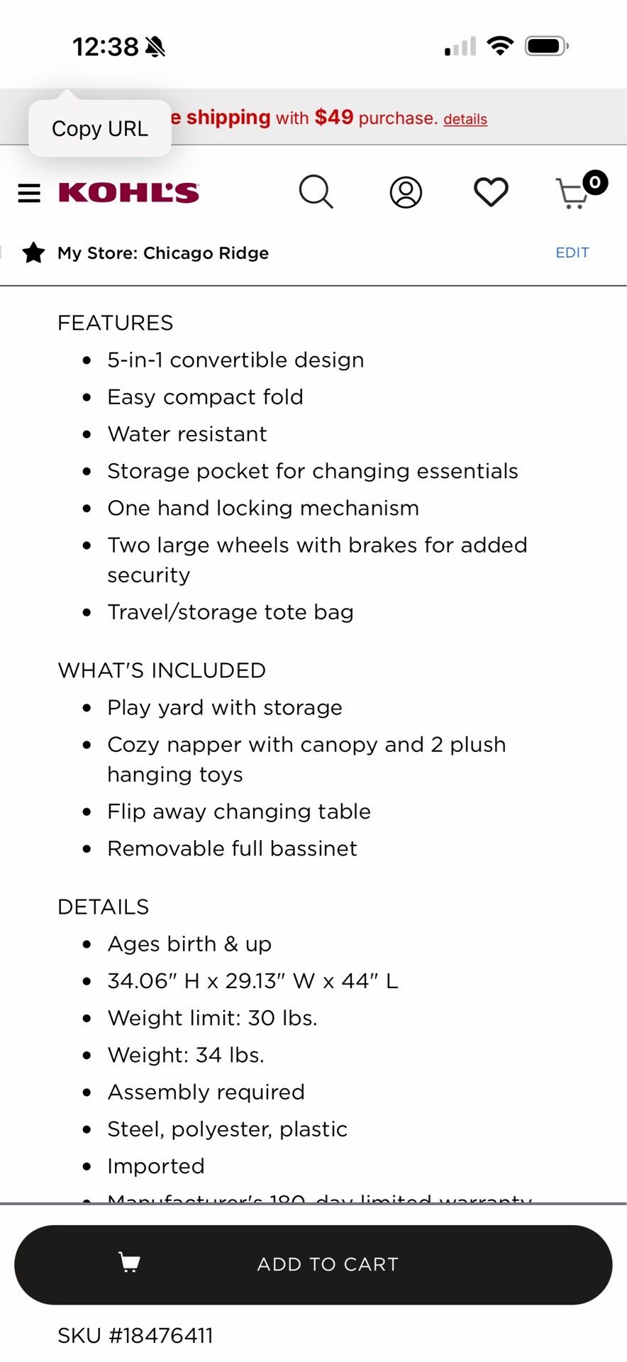 Pack and play Baby trend - photo 5