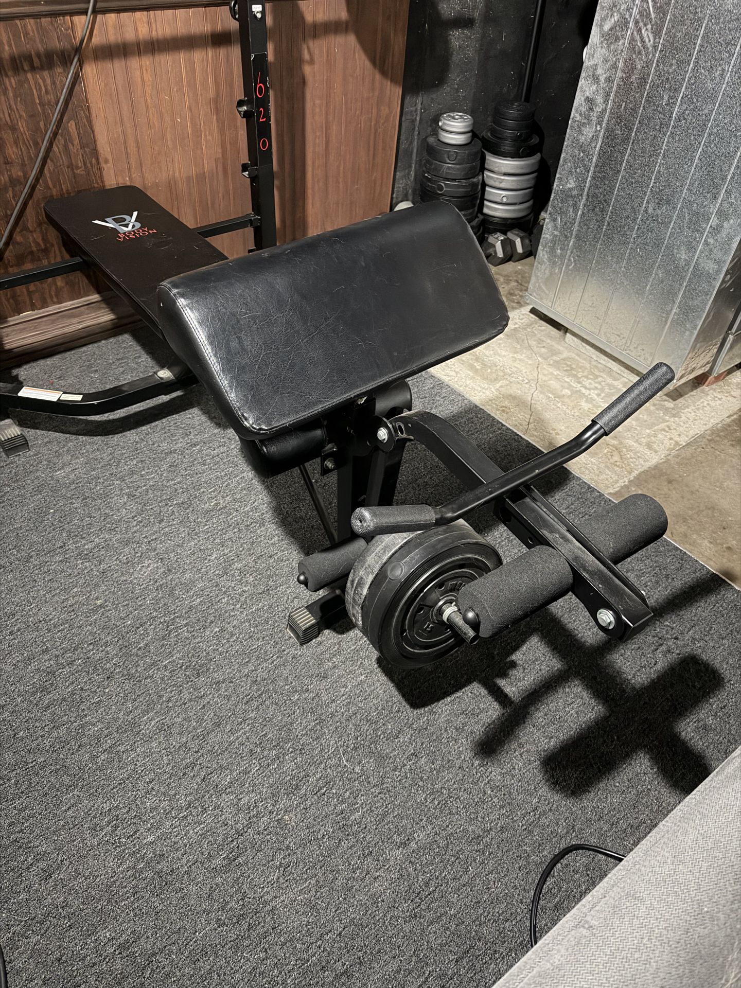 Body Vision Weight Bench & Leg Press set with weights - photo 4