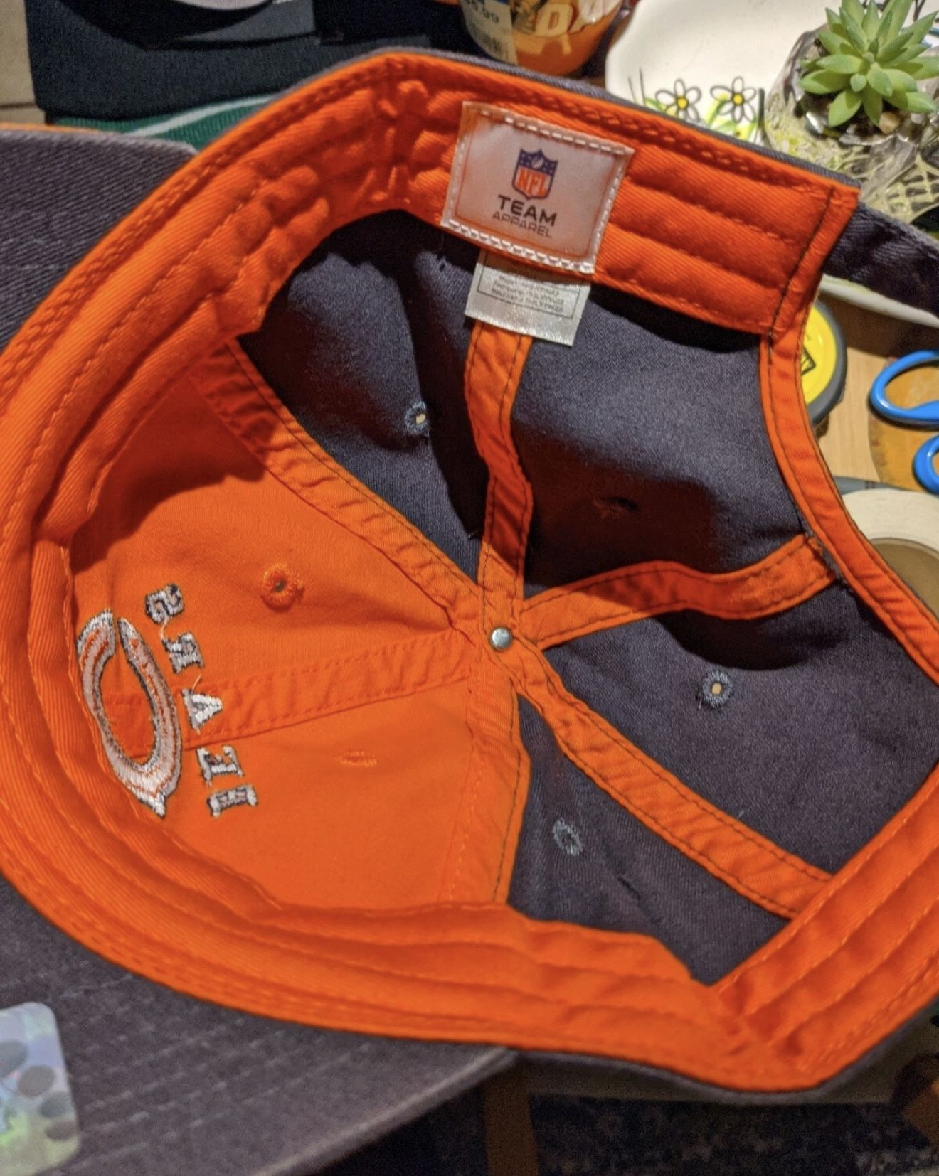 Chicago Bears Football NFL Team Apparel Authentic Orange and Blu - photo 5