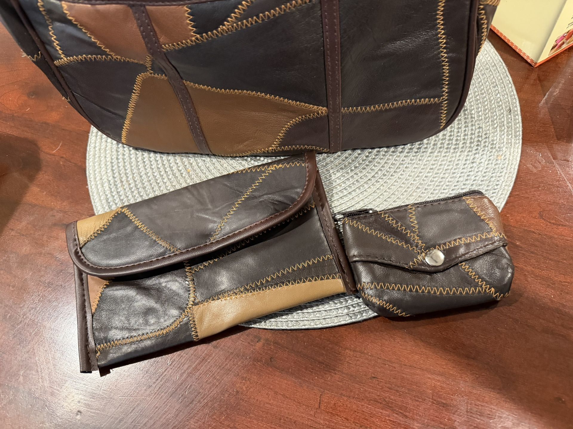 3-Piece Patched Tote Bag Set - photo 3