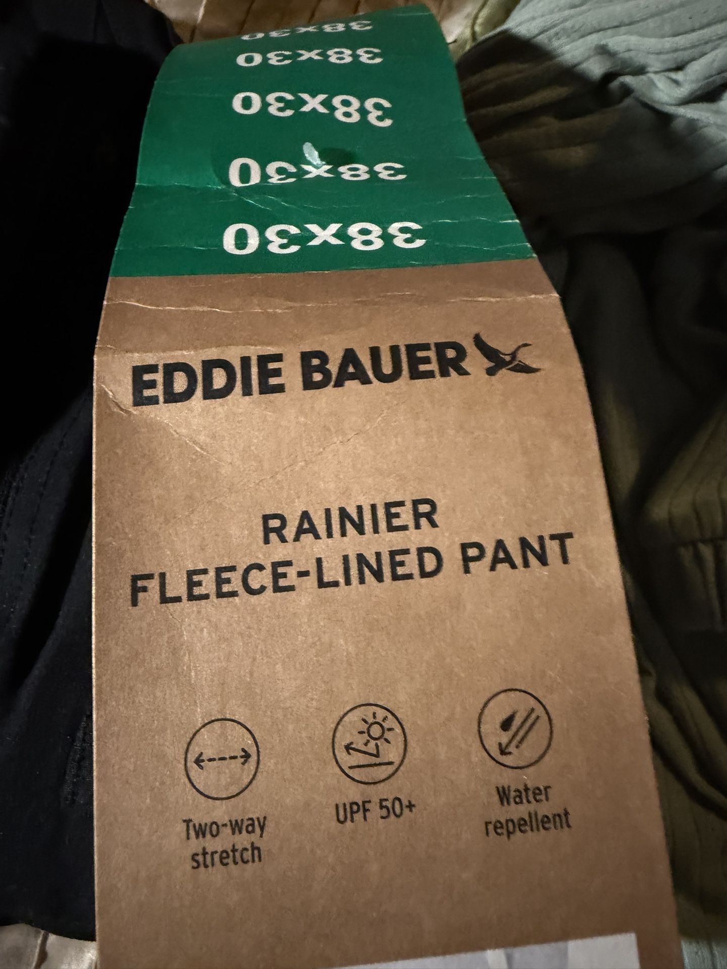 Eddie Bauer Men's Rainer Fleece Lined Pant 38x30 - photo 5