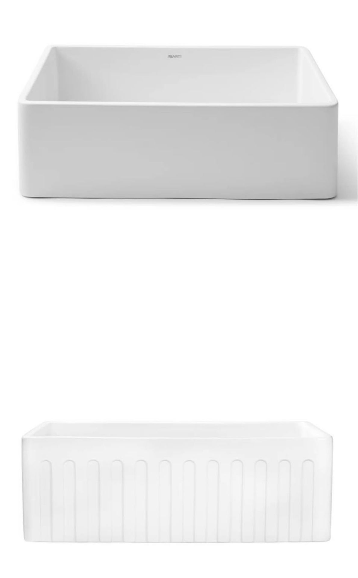 30 x 20 inch Fireclay Reversible Farmhouse Apron-Front Sink - photo 2