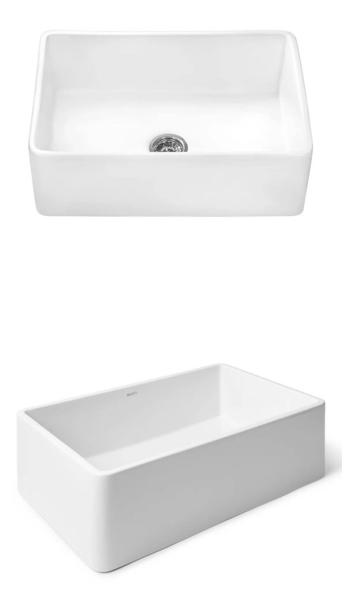 30 x 20 inch Fireclay Reversible Farmhouse Apron-Front Sink - photo 3