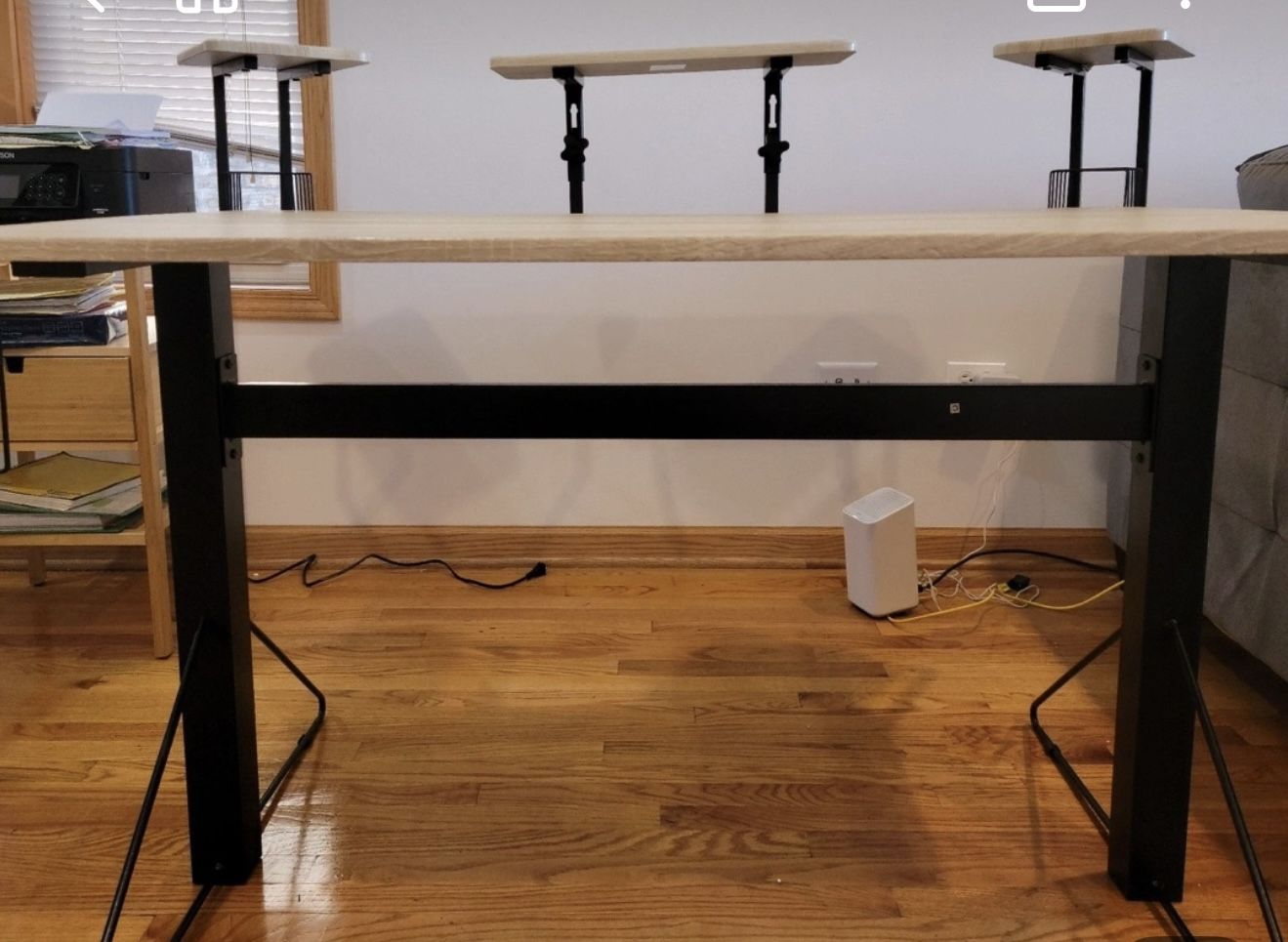 Large Gaming Desk with Monitor Stands and Accessory Holders - photo 2