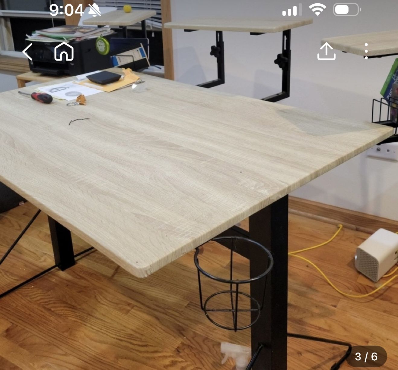 Large Gaming Desk with Monitor Stands and Accessory Holders - photo 3