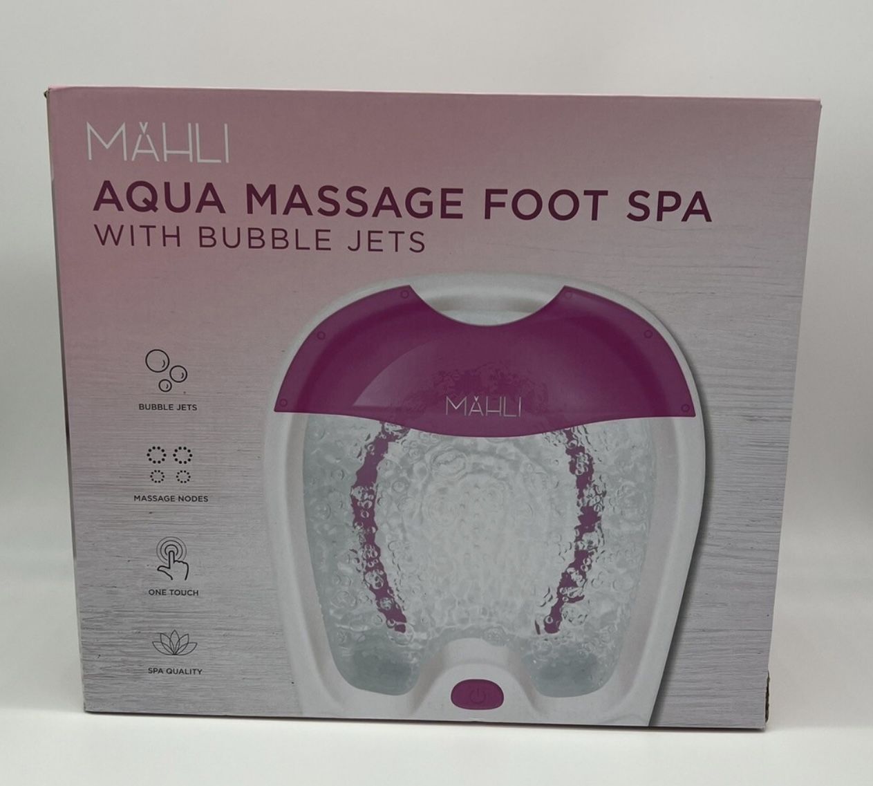 Mahli Aqua Massage Foot Spa with Bubble Jets
