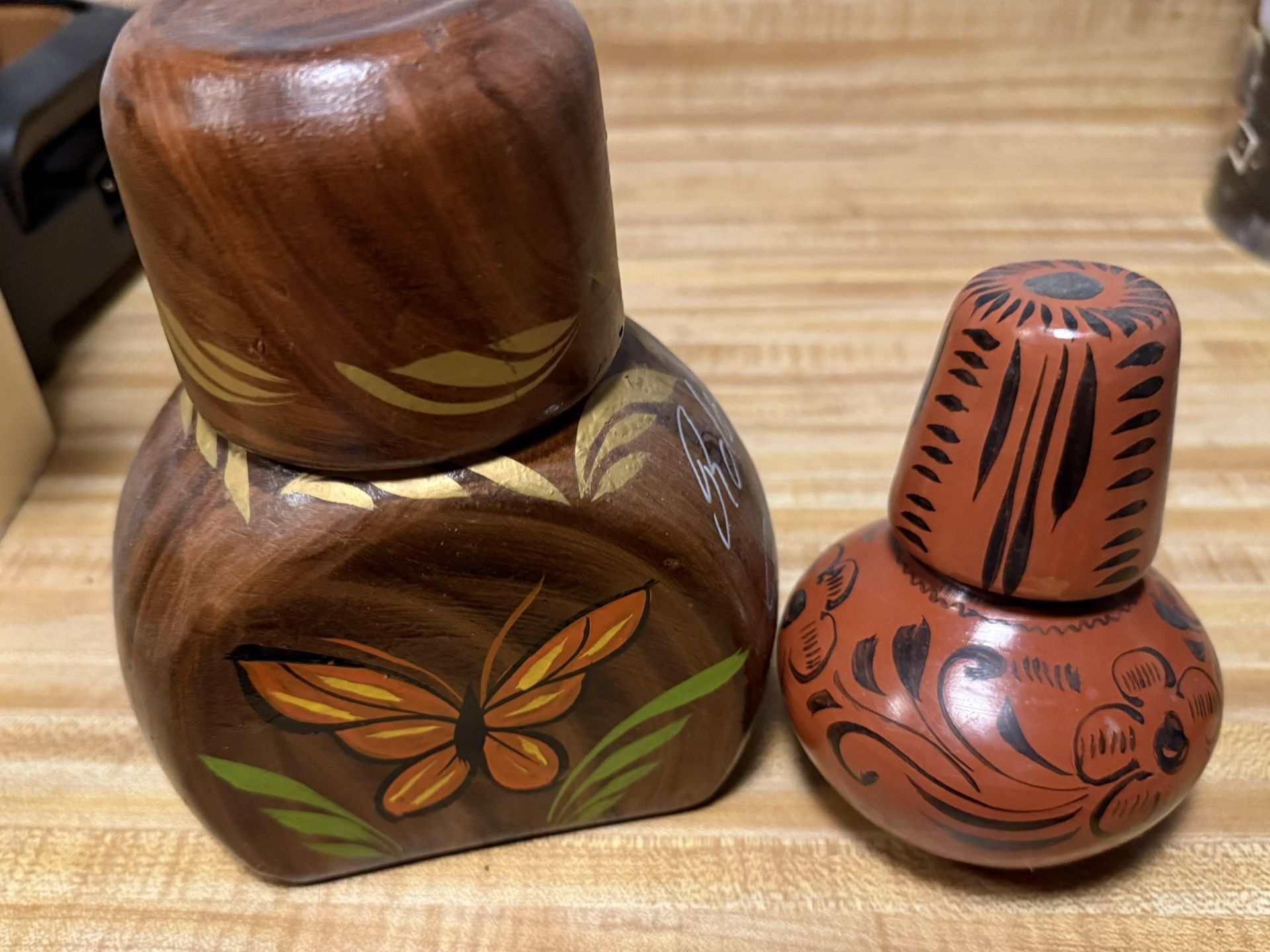 Ceramic Hand painted 7 Inches And 5.5 Inches