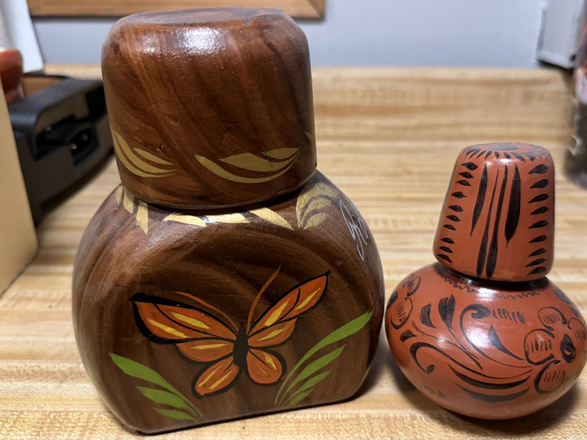 Ceramic Hand painted 7 Inches And 5.5 Inches - photo 2