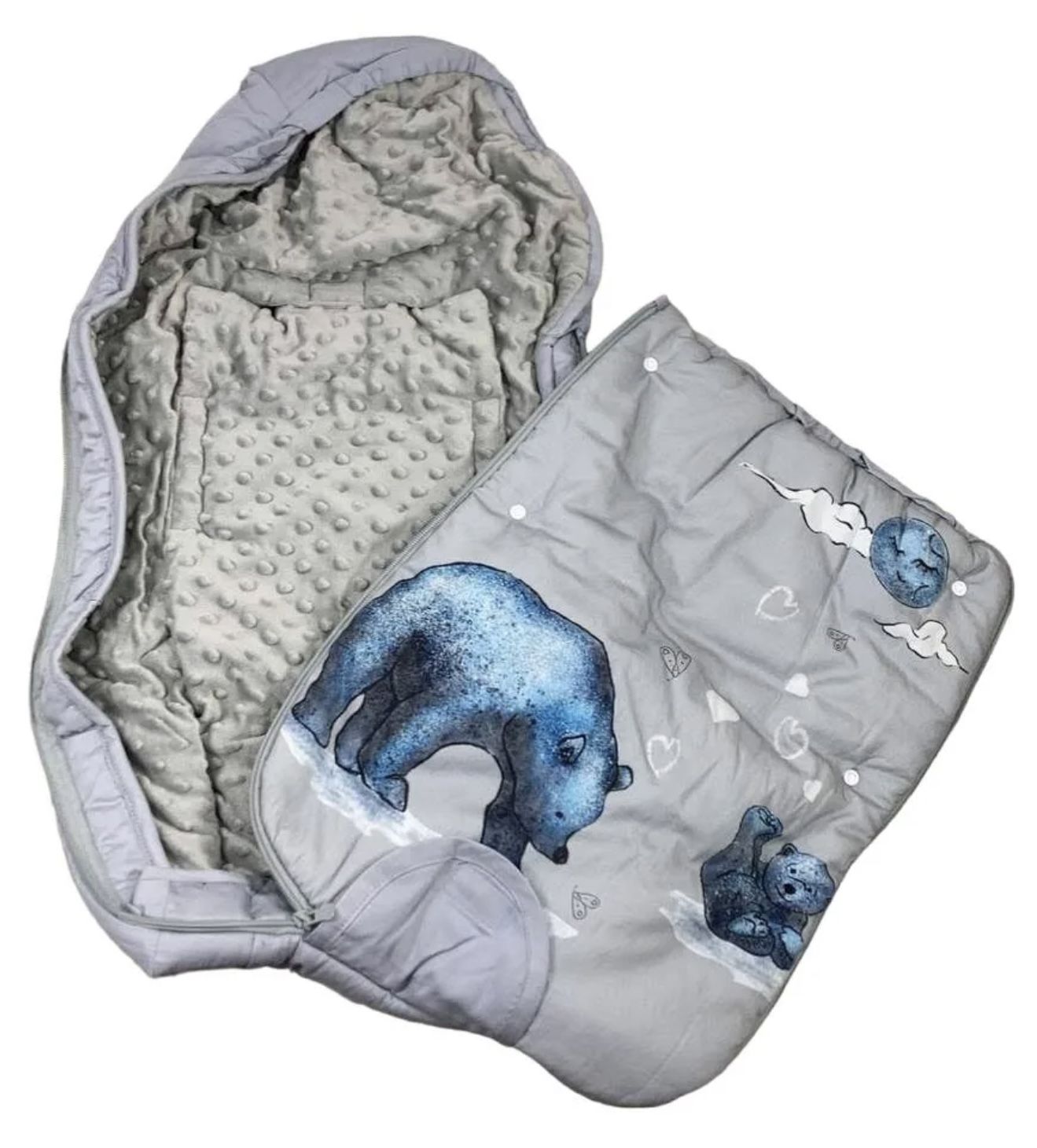 Durable Stroller Blanket and Sleeping Bag Sleep Sack With Socks - photo 3