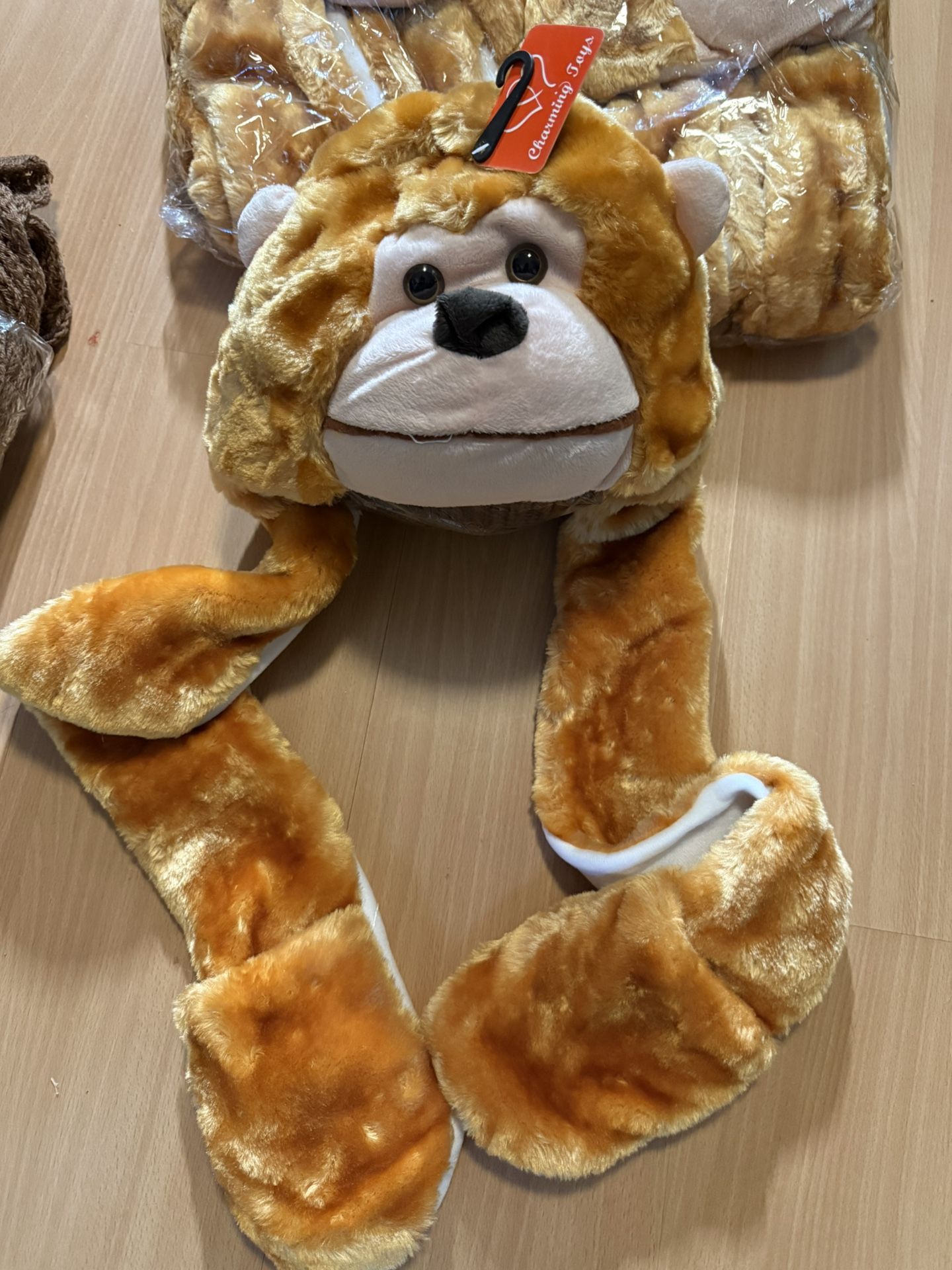 Animal Hood Hat for Kids and Adults One Size with Mittens - photo 3