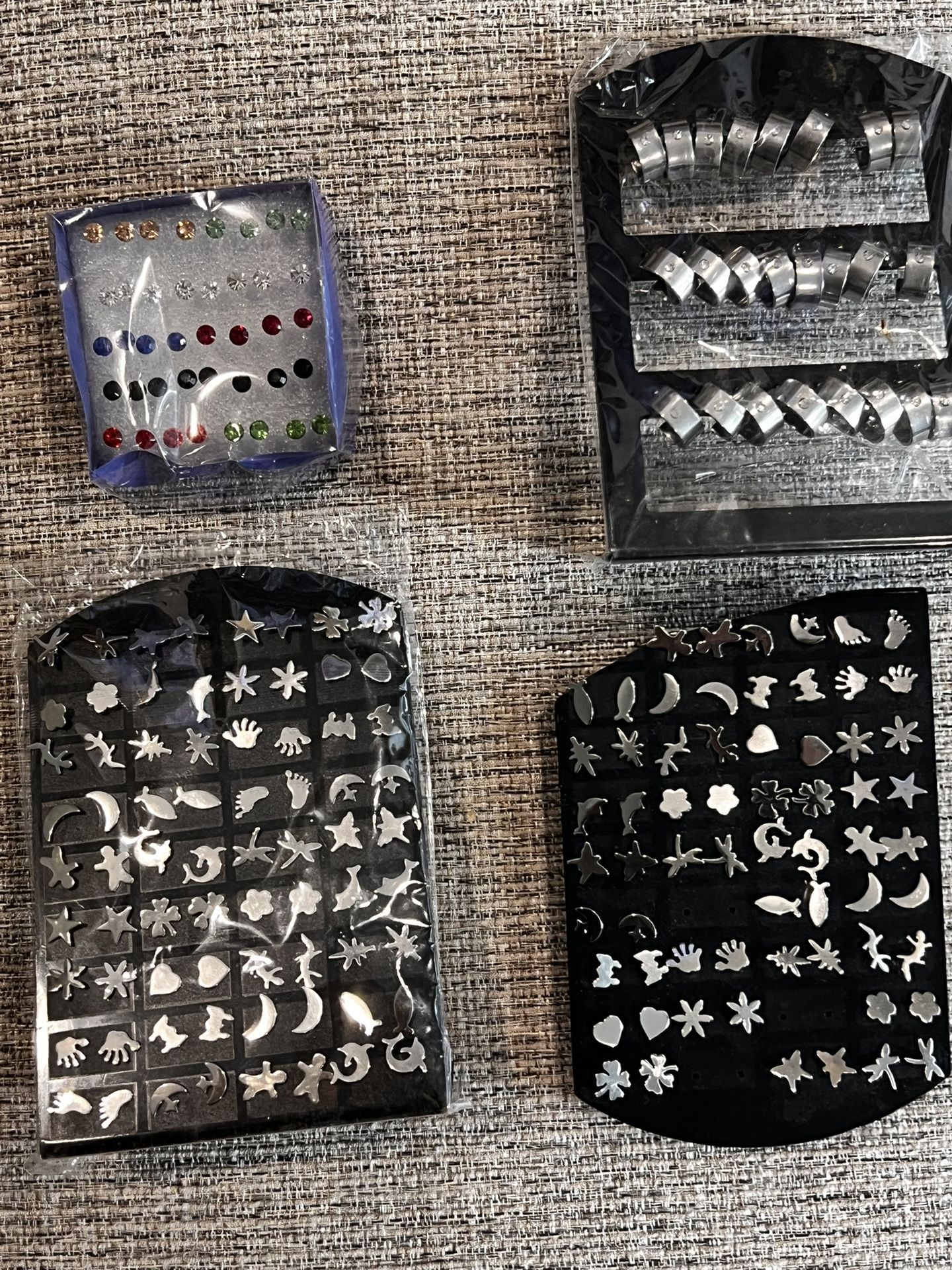 Over 100pcs Of Stainless Steel Earrings - photo 4