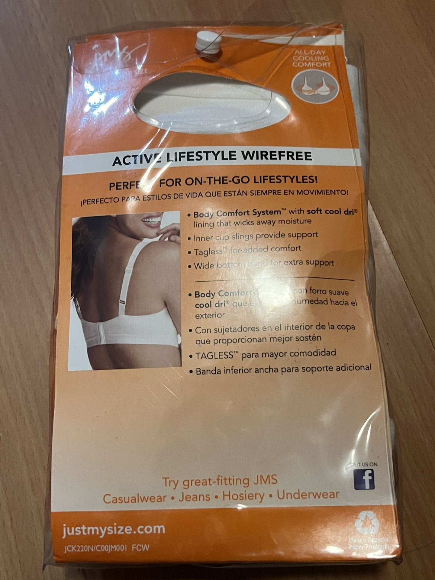 Just My Size Bras 44C New - photo 2