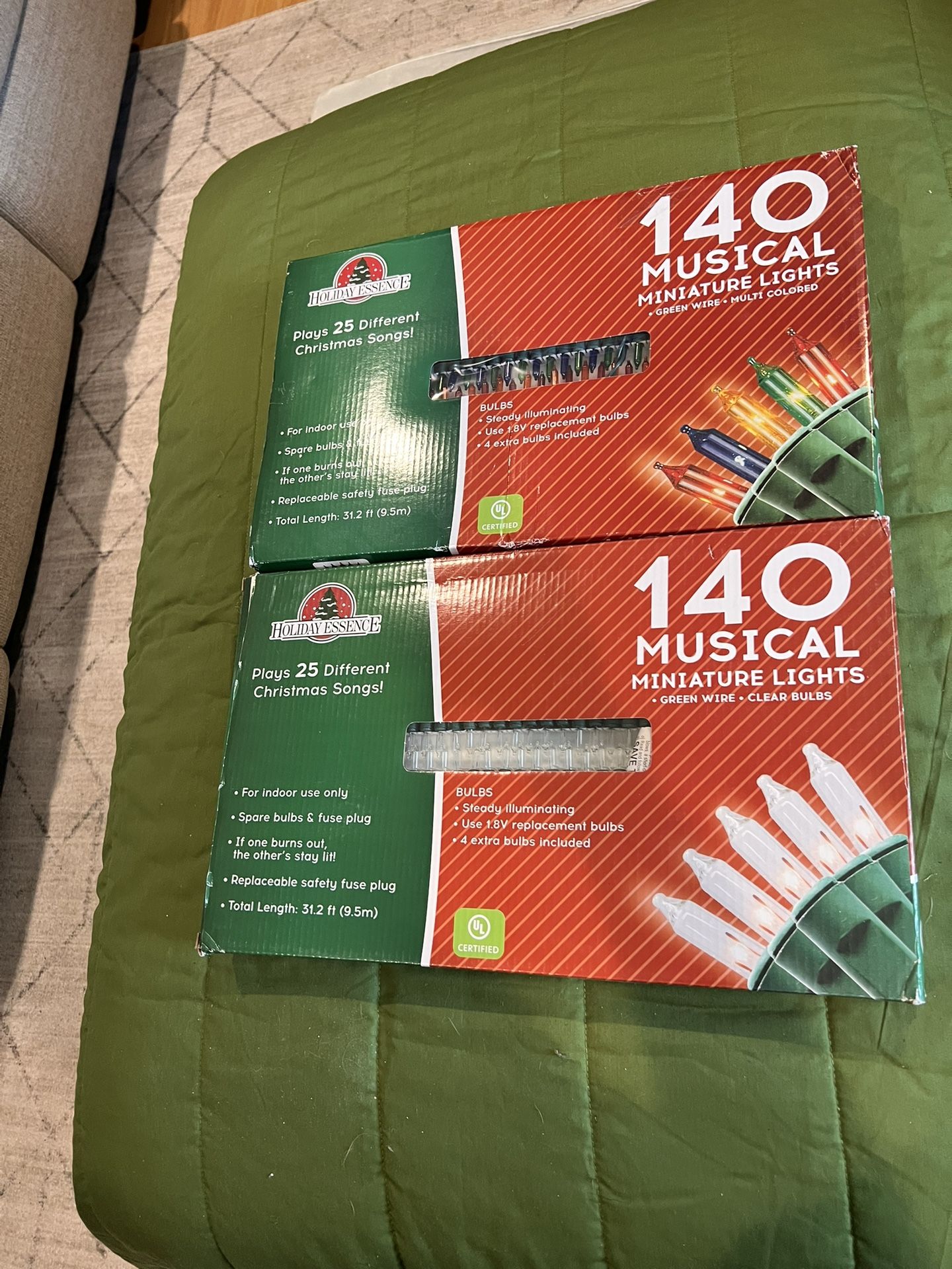 140 Musical Miniature Lights