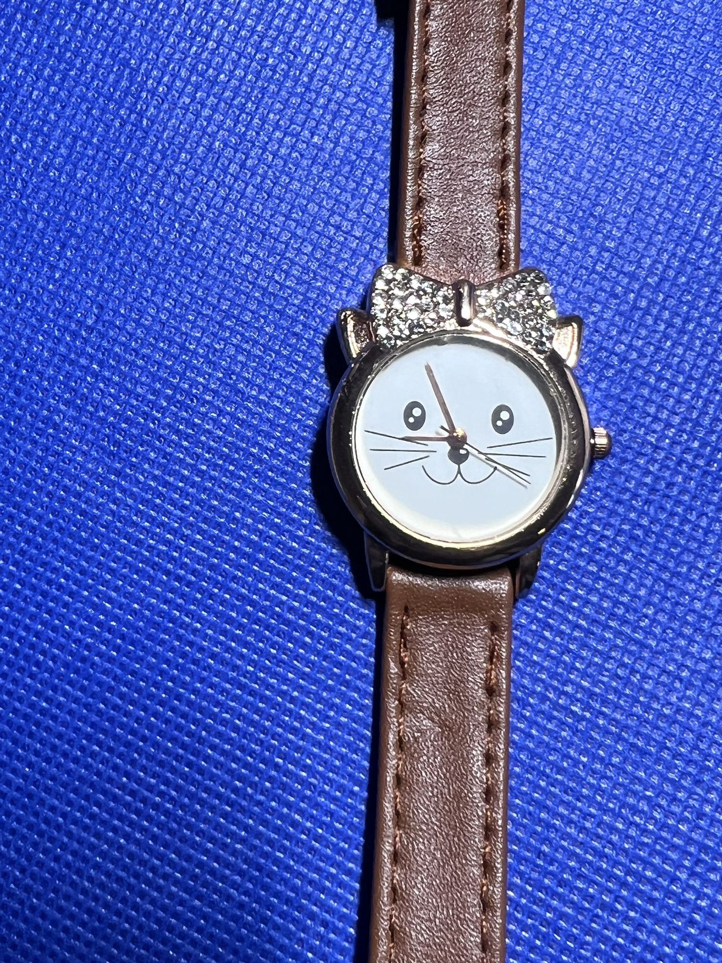 Charming Charlie Cat Watch Rose