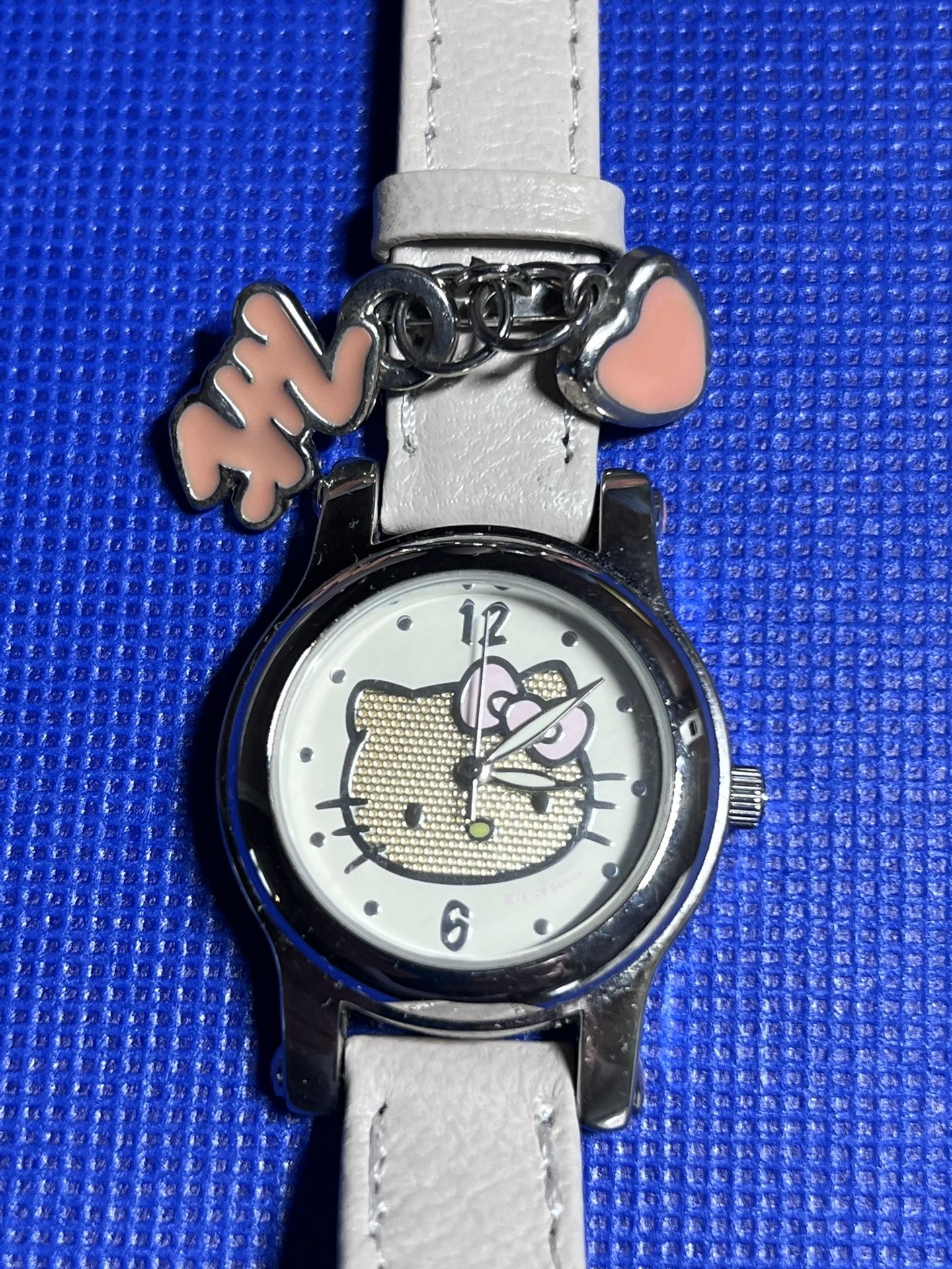Hello kitty sanrio watch /new Battery New Leather Band - photo 2