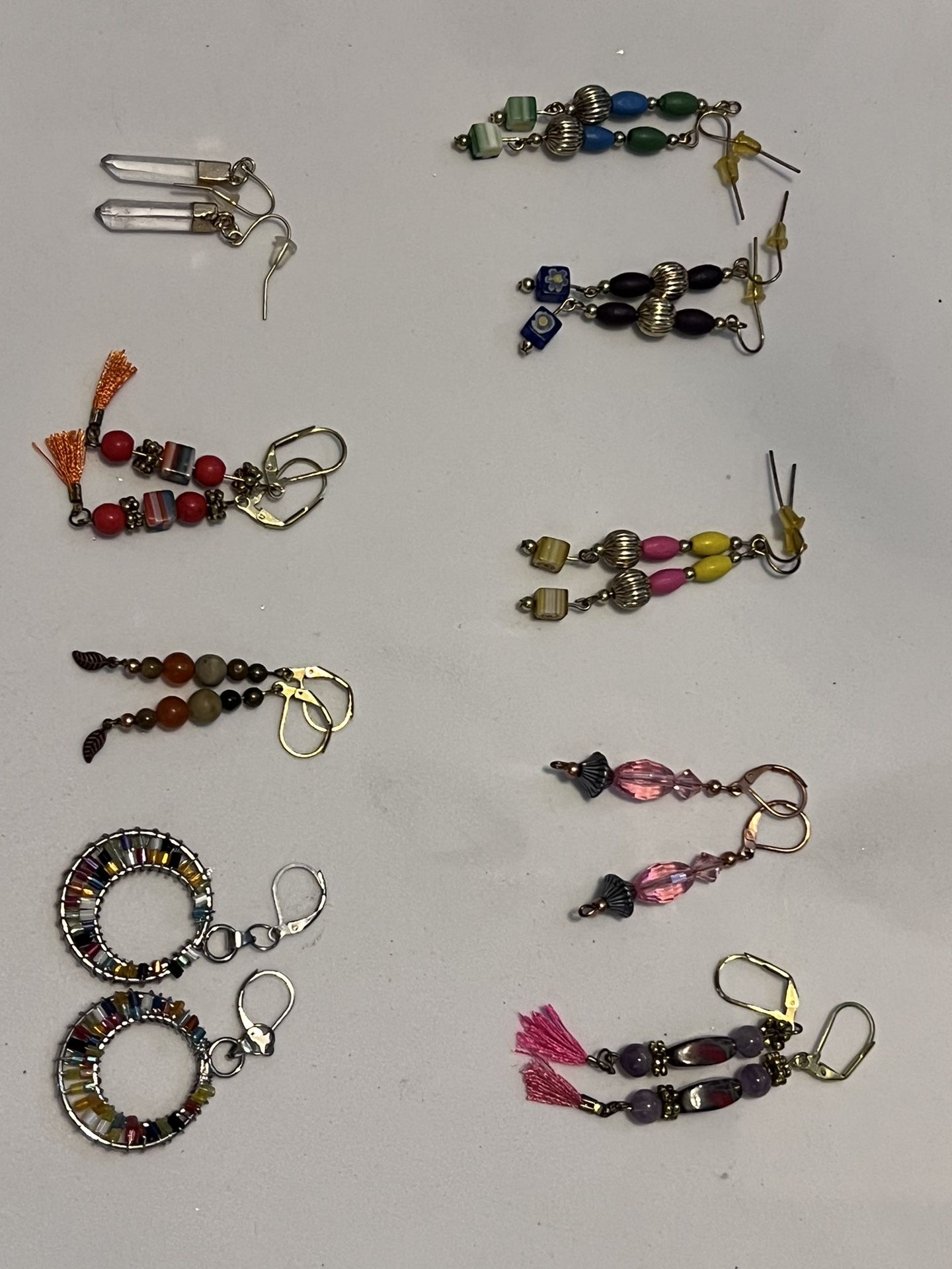 9 Pairs Of Earrings New