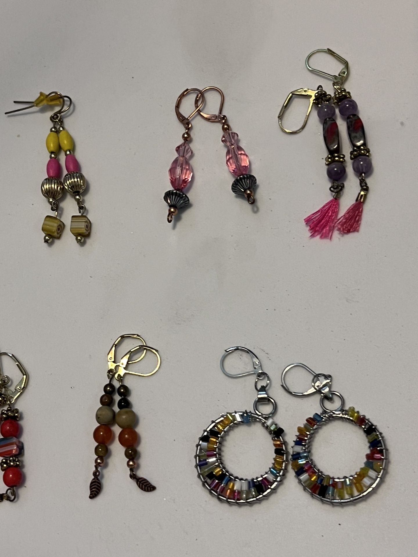 9 Pairs Of Earrings New - photo 3