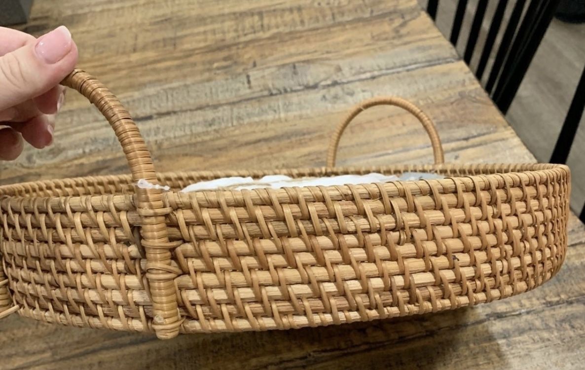New Rattan Chip & Dip tray - photo 4