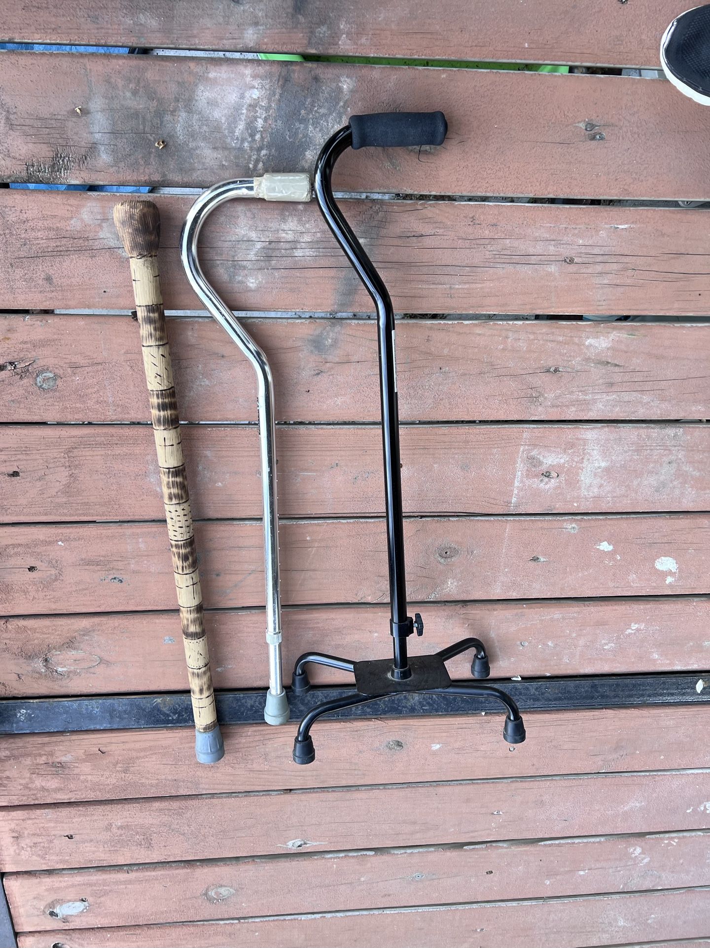 Quad Walking Cane Adjustable