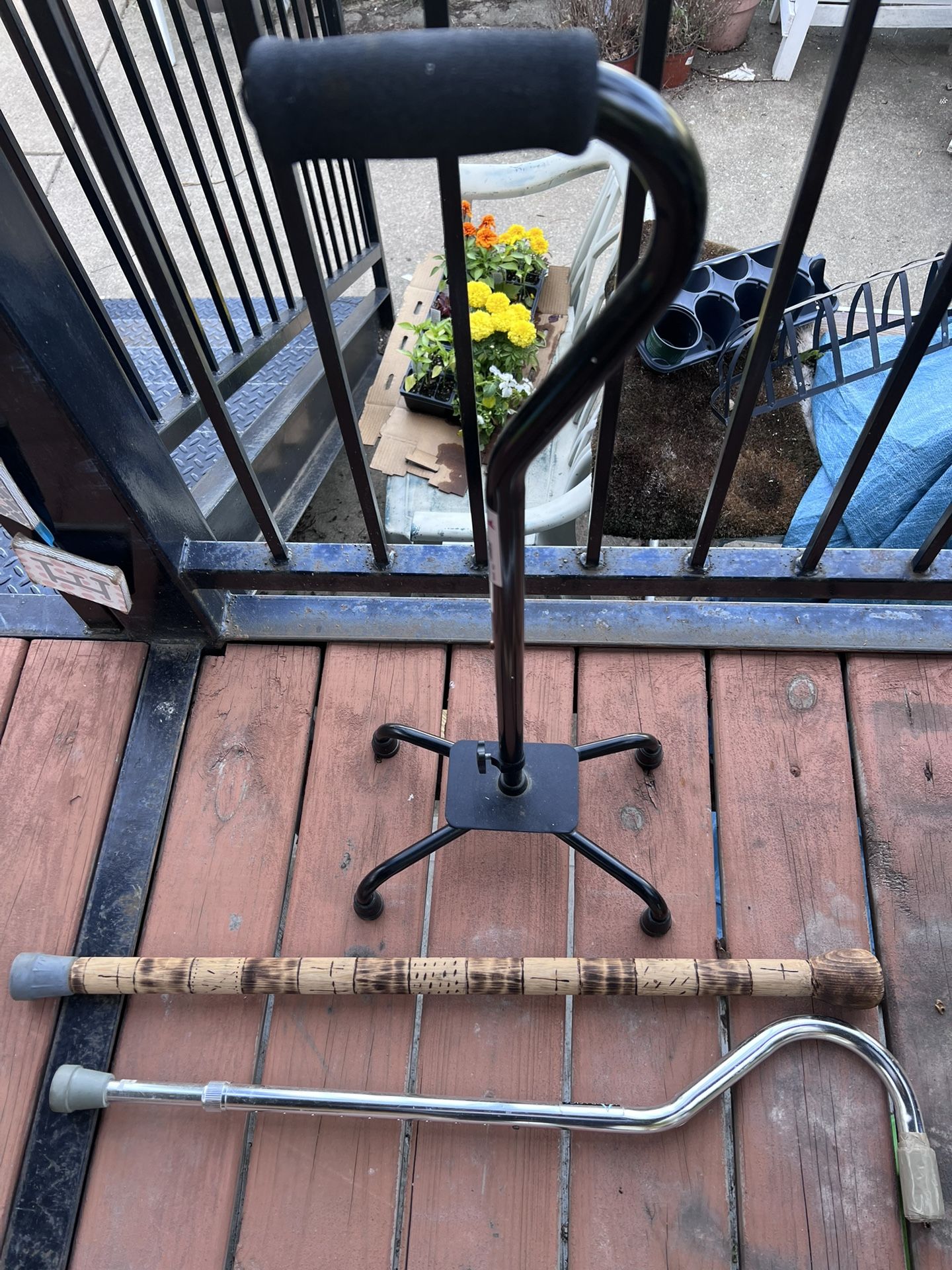 Quad Walking Cane Adjustable - photo 3