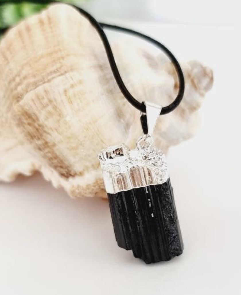 Black Tourmaline Pendant + Necklace - photo 4