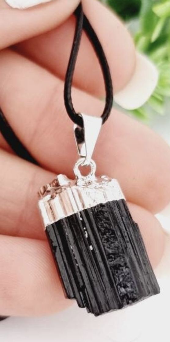 Black Tourmaline Pendant + Necklace - photo 5