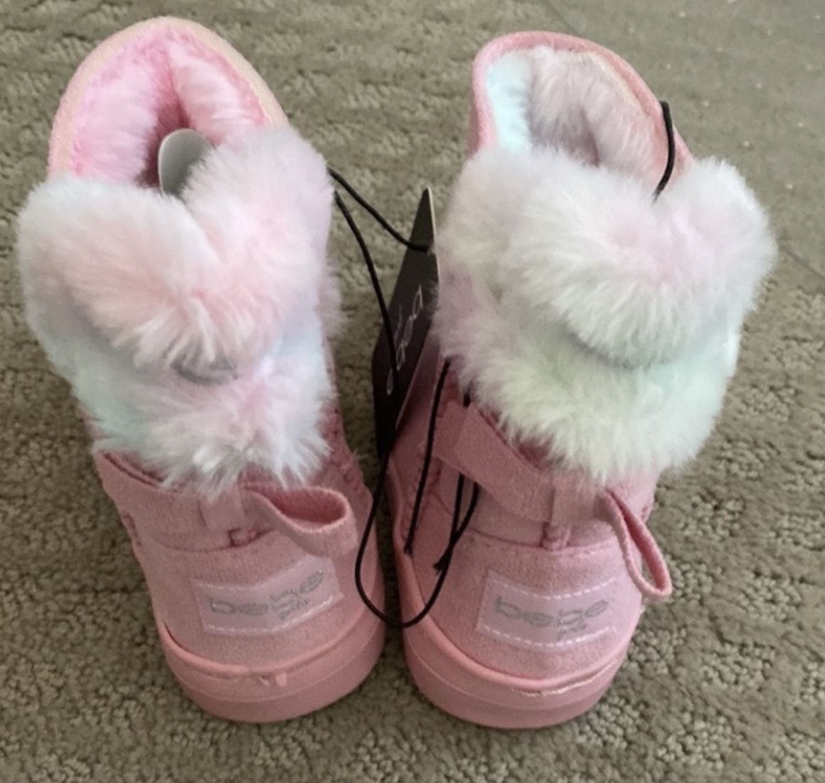 BEBE Toddlers Boots Pink Size 5 Black Size 7 - photo 2